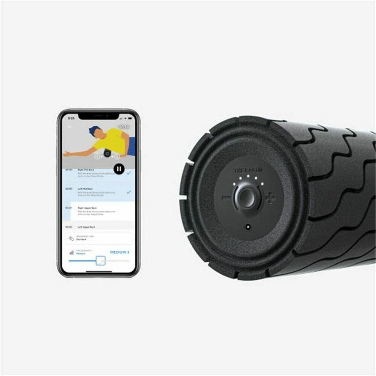 Masažinis išmanusis volas Therabody Wave Roller