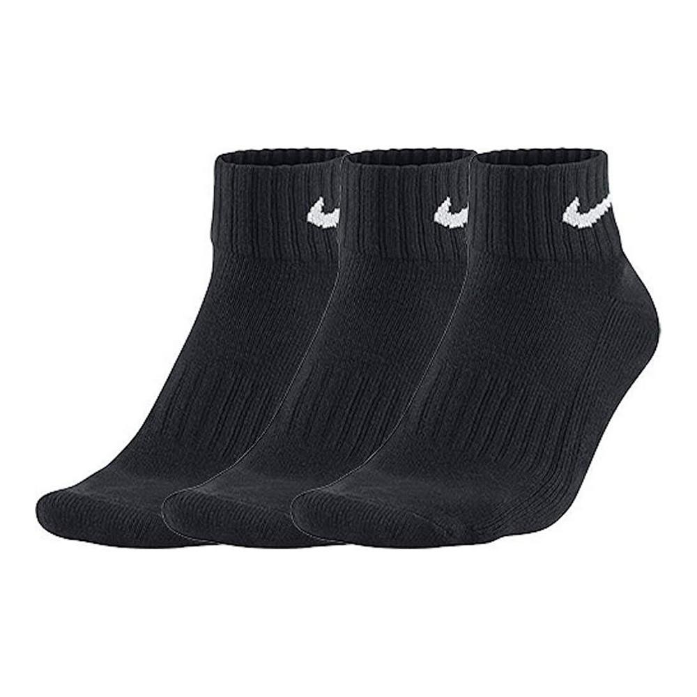Nike Value Cotton Quarter kojinės 3 poros SX4926 001
