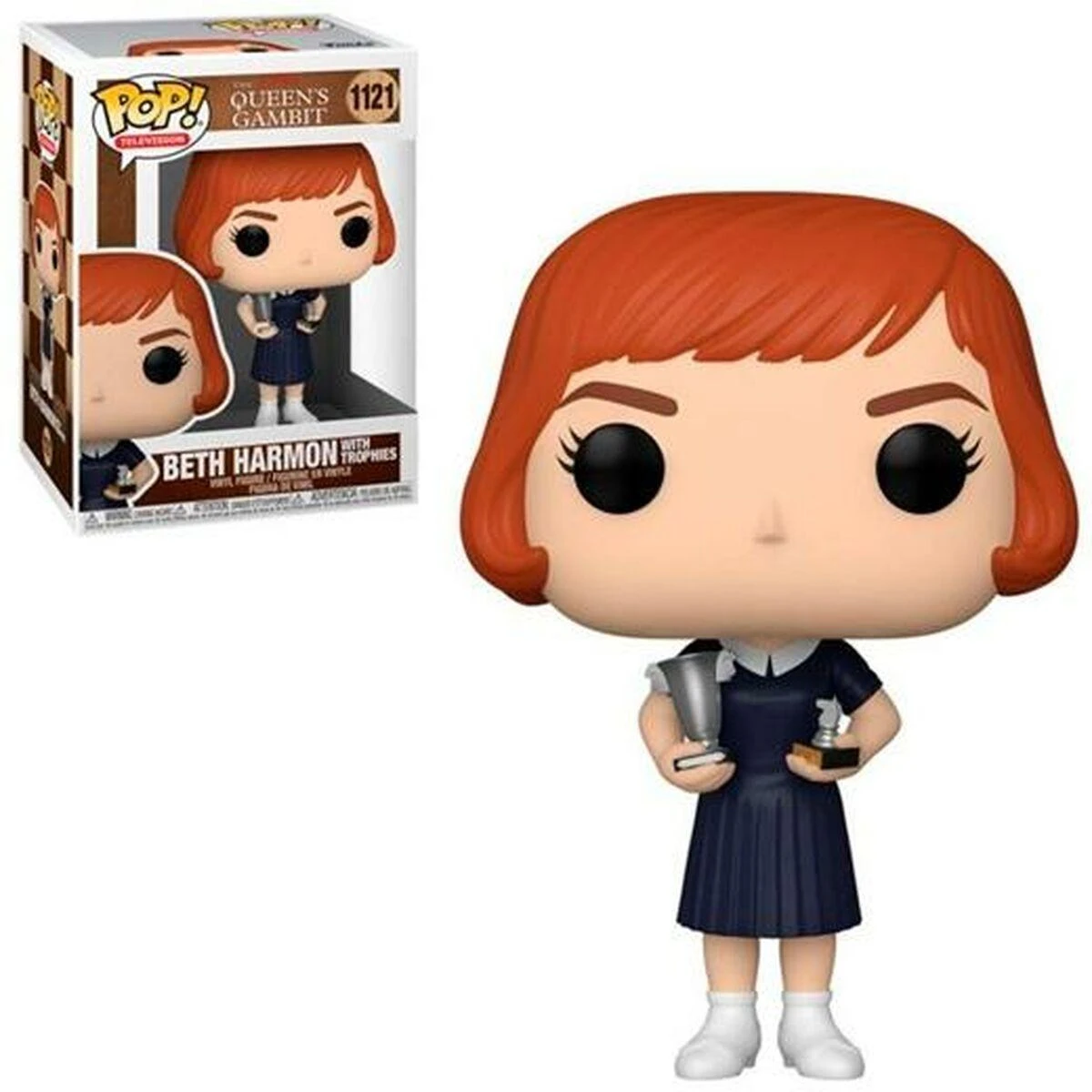 Funko POP! Television: Queens Gambit - Beth with Trophies Vinyl Figure
