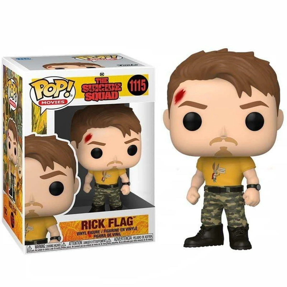 Funko POP! Movies: The Suicide Squad - Rick Flag Vinyl Figure