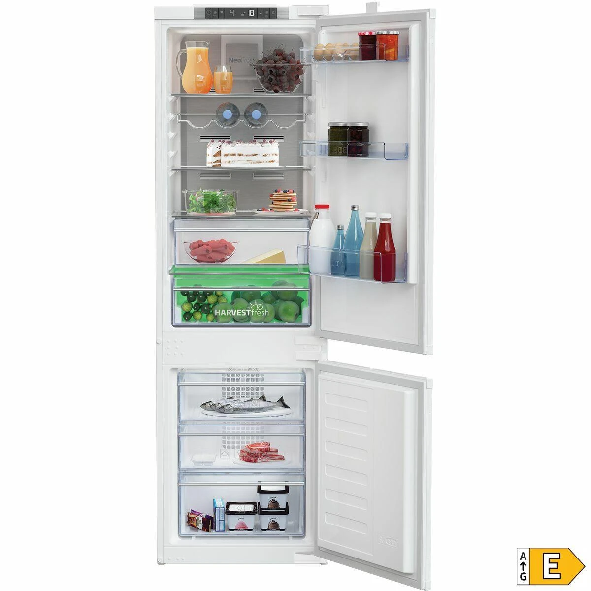 Įmontuojamas šaldytuvas Beko BCNA275E4SN