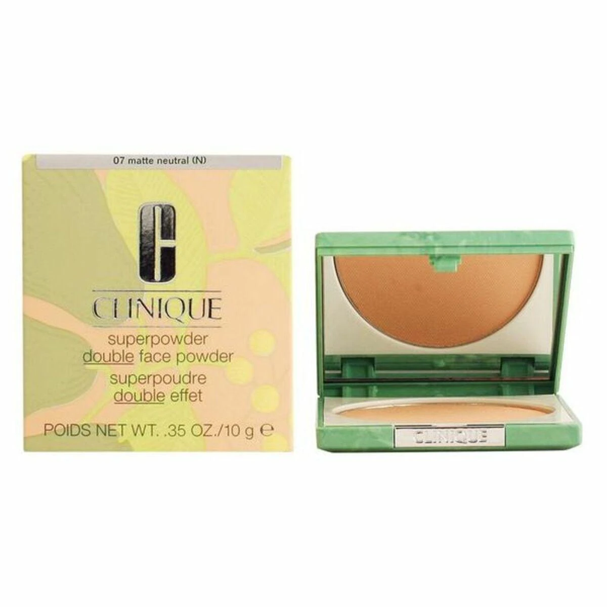 Clinique Superpowder Double Face Powder kompaktinė pudra, atspalvis: 04 Matte Honey, 10 g