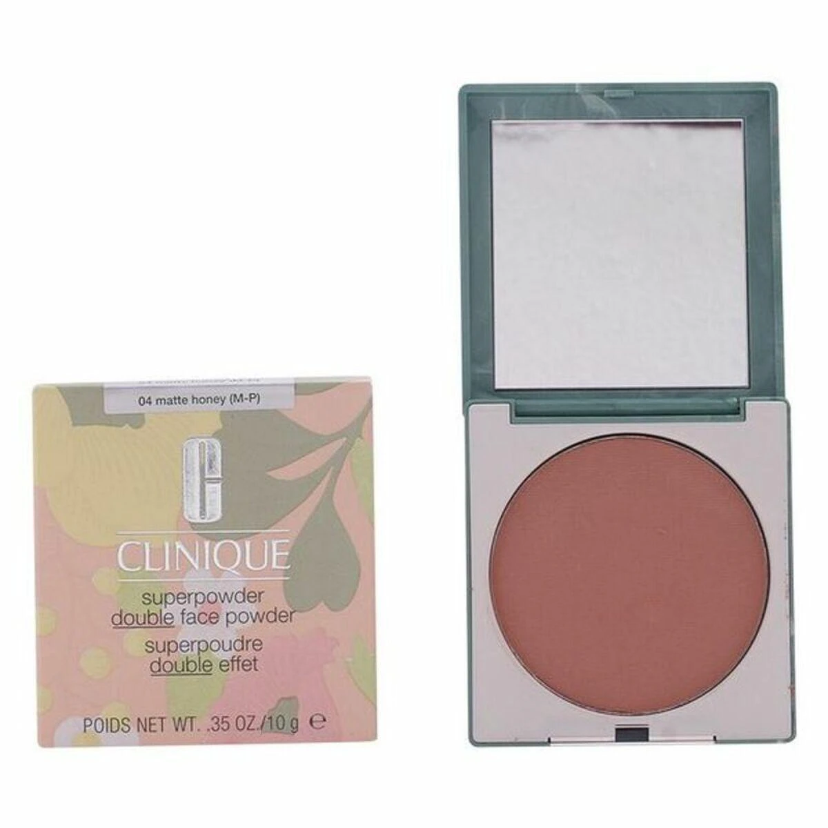 Clinique Superpowder Double Face Powder kompaktinė pudra, atspalvis: 04 Matte Honey, 10 g