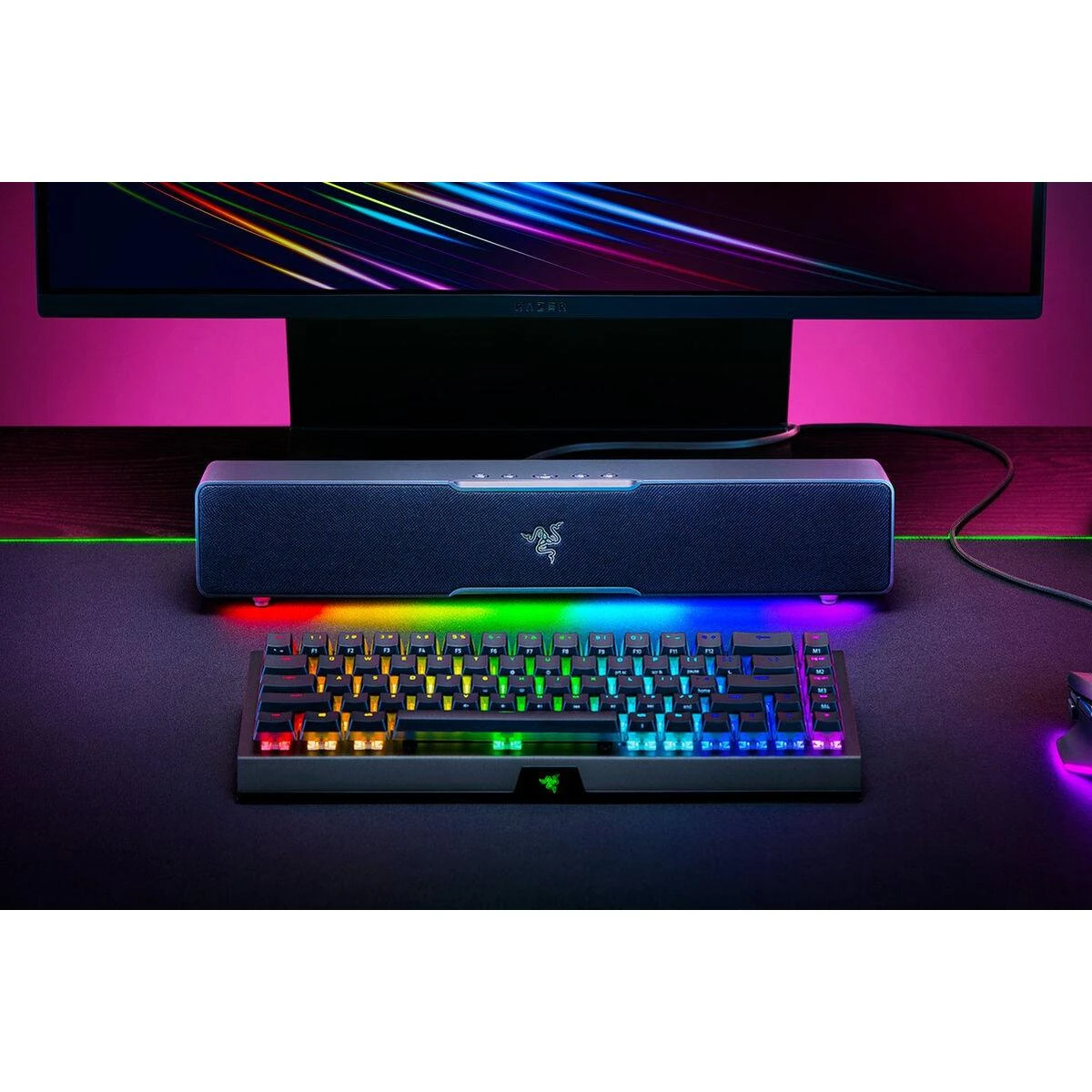 Razer Leviathan V2 X, juodos spalvos