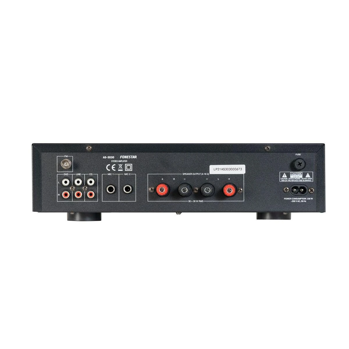 Ausinės Fonestar AS-3030 - Integruotas stereo stiprintuvas
