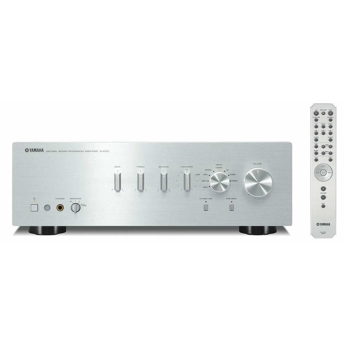 Yamaha A-S701 amplifier (sidabrinis)