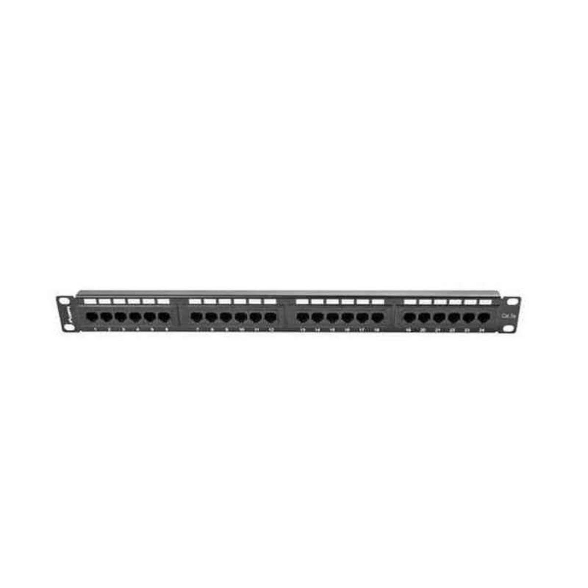 LANBERG PPU5-1024-B Patch Panel 24 port 1U cat. 5e juodas