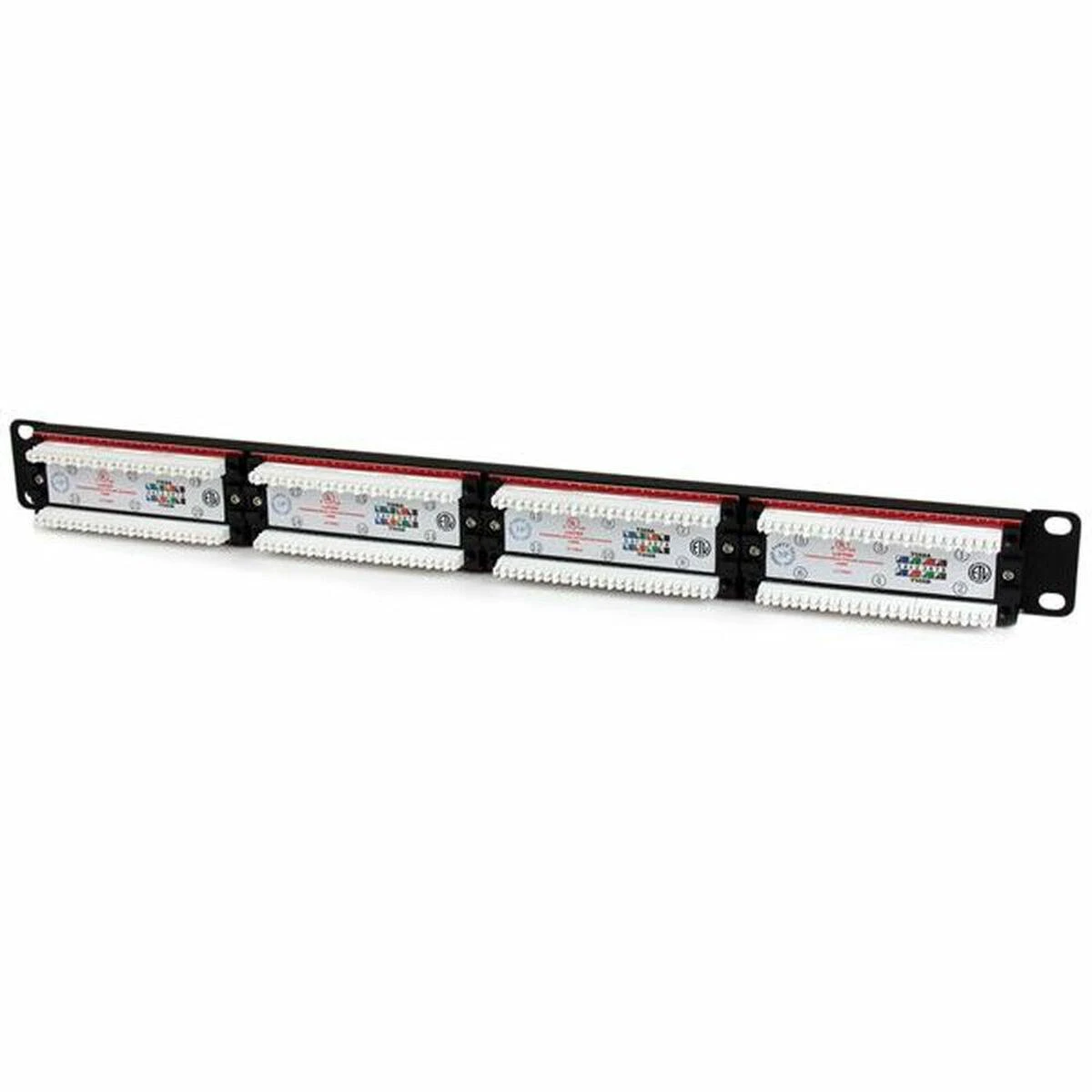 „StarTech Patch“ skydelis 19 colių 1U 24x RJ-45 Cat.6 (C6PANEL24)