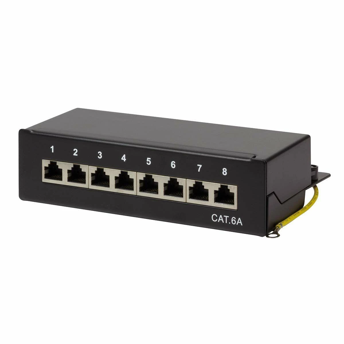 LOGILINK NP0018B LOGILINK- Patch Panel Desktop Cat.6A STP 8 jungtys, Juodas