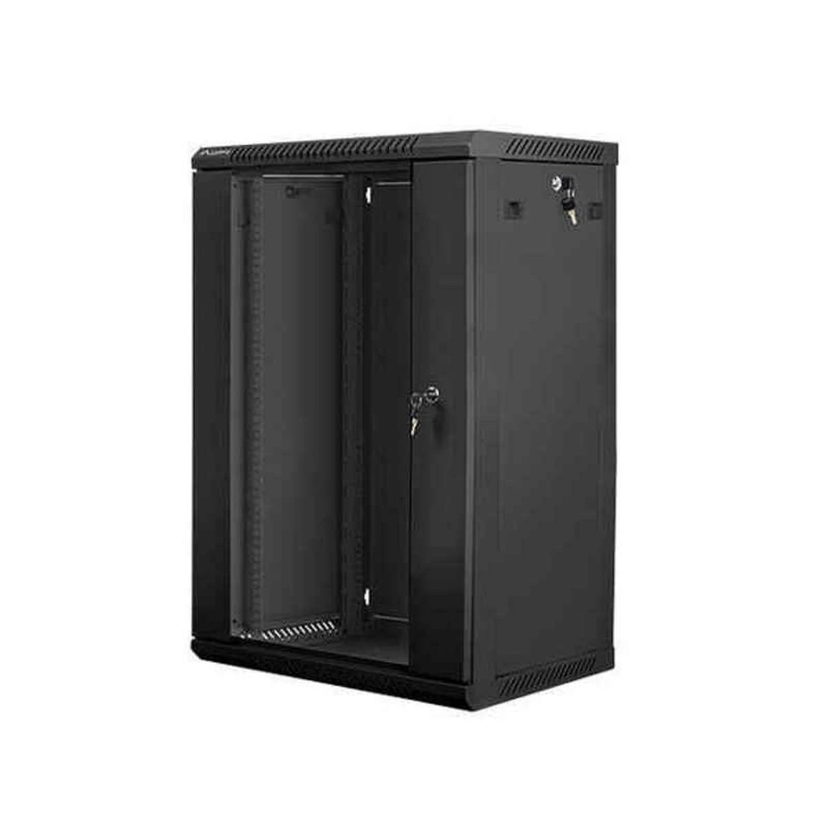 LANBERG WF01-6418-10B sieninis stovas 19 colių išmontuojamas plokščias paketas 18U/600x450mm juodas