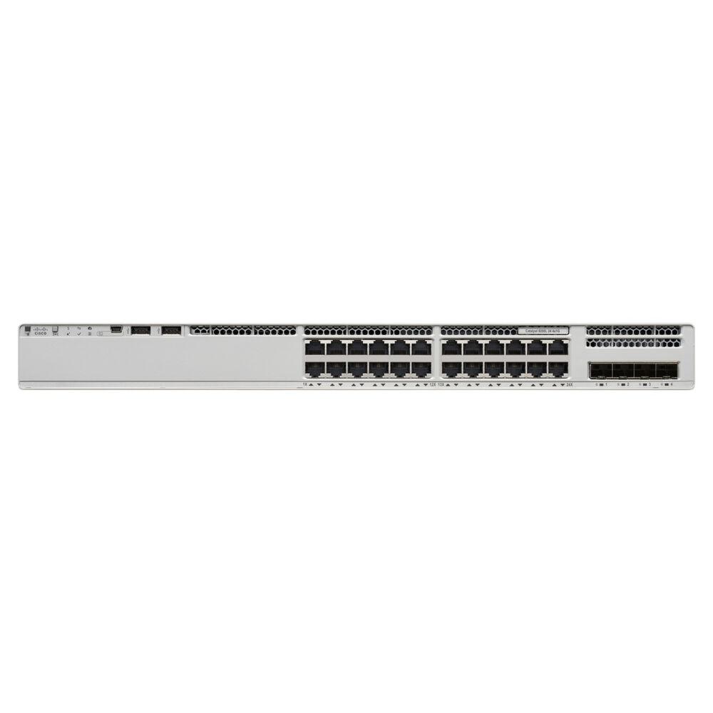 Šakotuvas Cisco CAT 9200 24-PORT 8XMGIG POE+ - NETWORK ESSENTIALS
