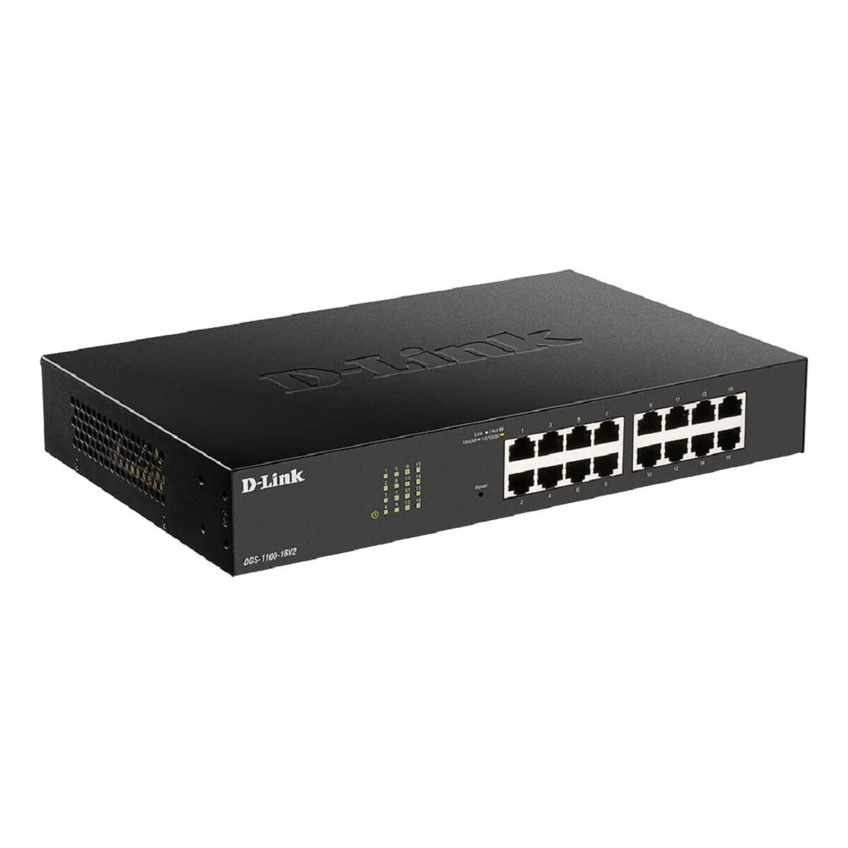 Šakotuvas D-Link DGS-1100-16V2 Smart Managed Switch 16x Gigabit Ethernet