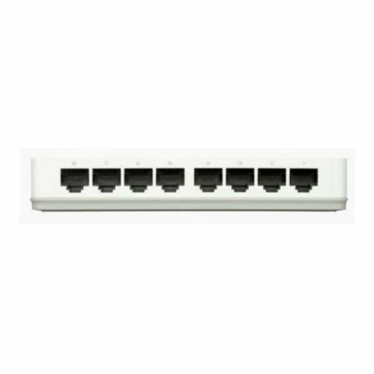 Šakotuvas D-Link GO-SW-8E/E tinklo komutatorius Ne-valdomas Fast Ethernet (10/100) Balta