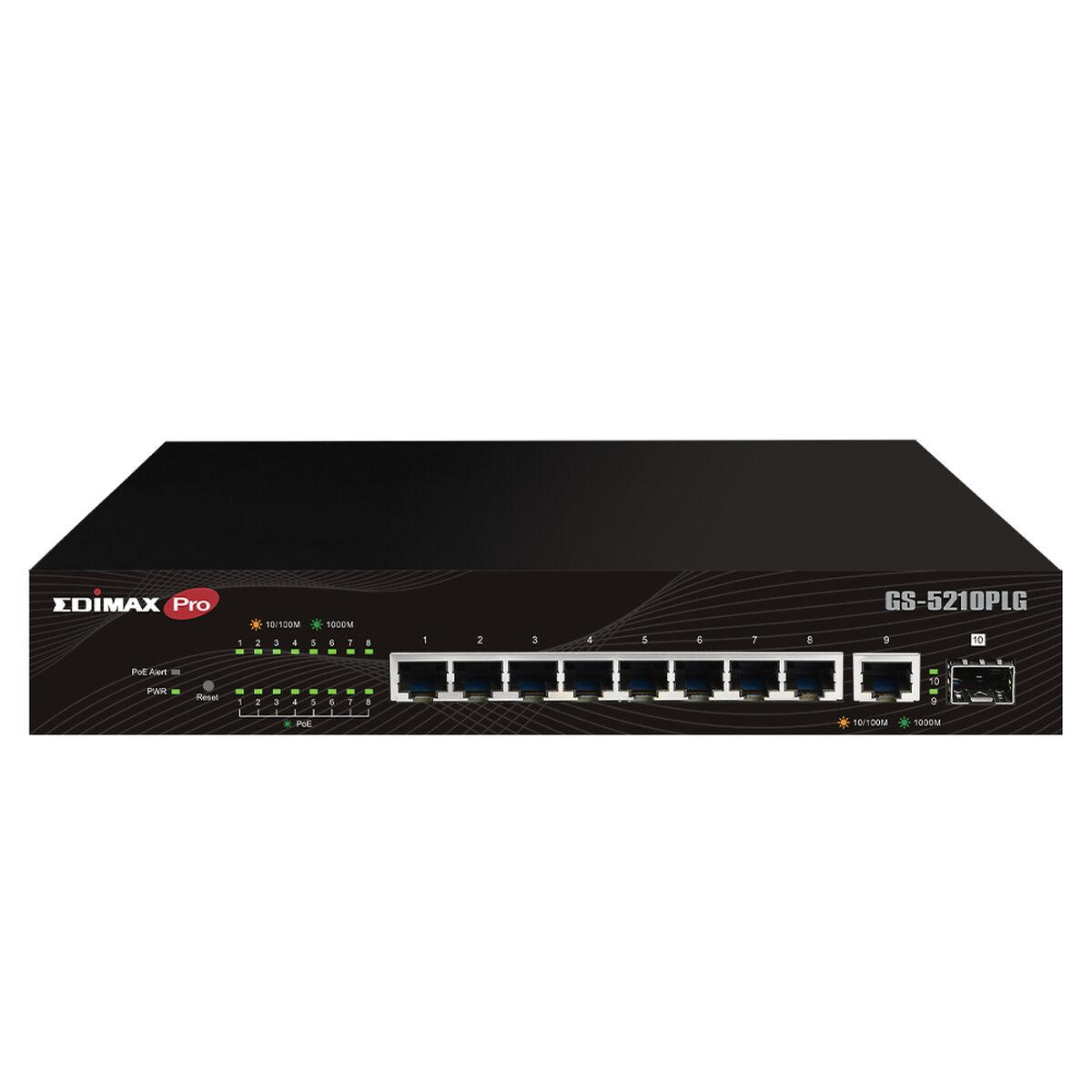 Šakotuvas EDIMAX SMB Gigabit PoE+ su 1 SFP lizdo žiniatinklio išmaniuoju jungikliu