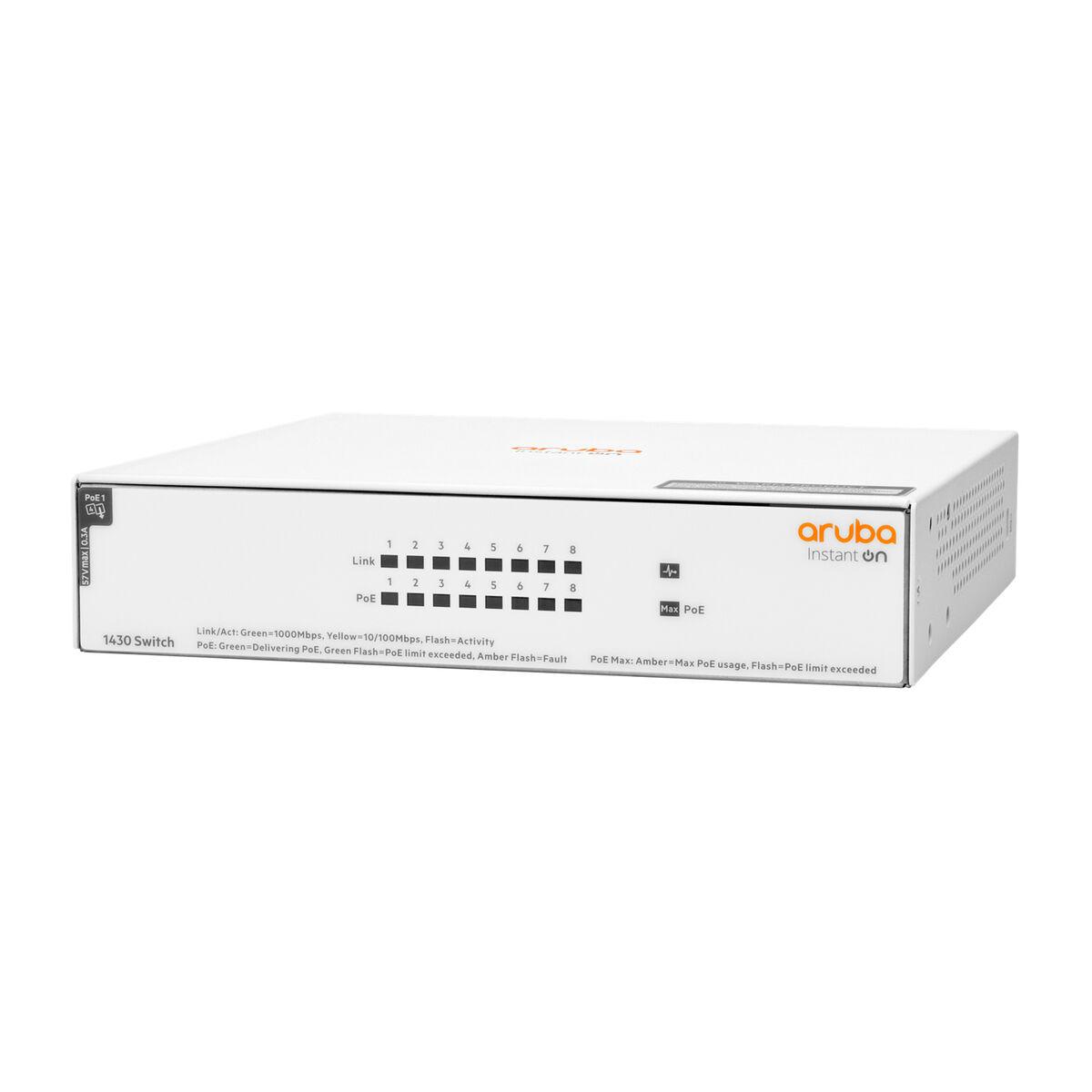 Maršrutizatorius Hewlett Packard (HP) HPE Aruba Instant On 1430 8G komutatorius - R8R46A