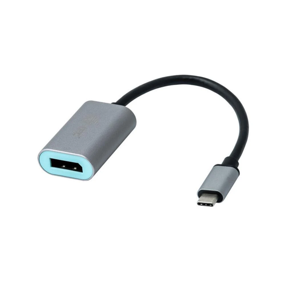 I-tec Metal C31METALDP60HZ vaizdo kabelio adapteris 0,15 m C tipo USB Ekranas Port Pilka, Turkis