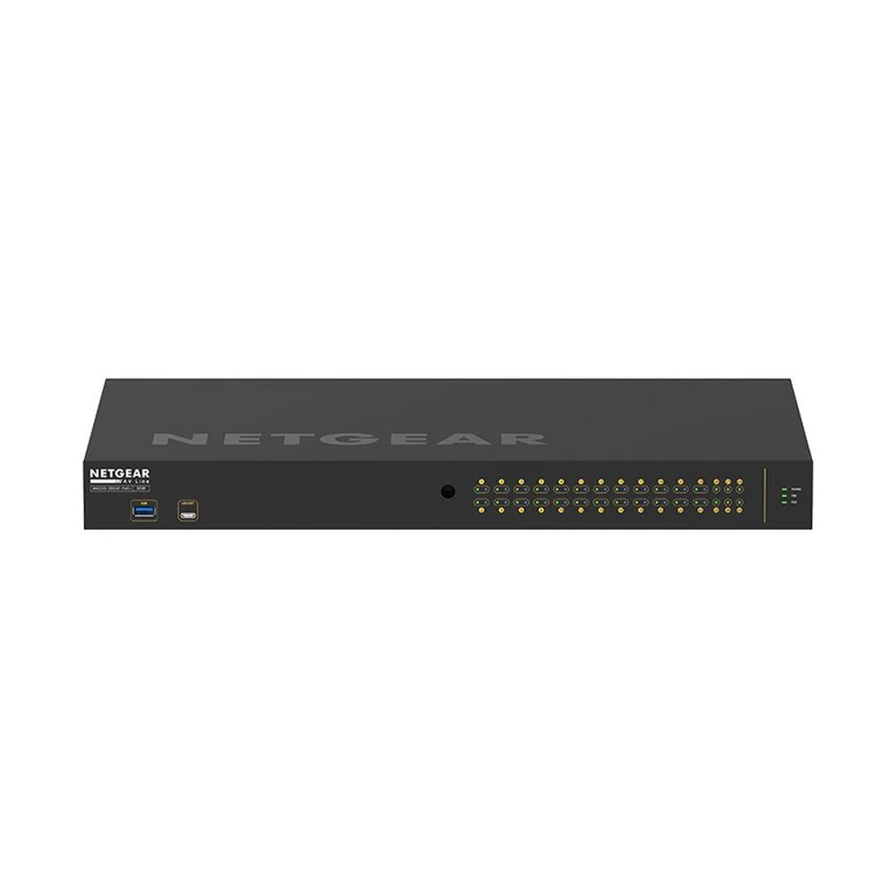 Šakotuvas NETGEAR AV Line M4250-26G4F-PoE+ 24x1G PoE+ 300W 2x1G ir 4xSFP valdomas jungiklis