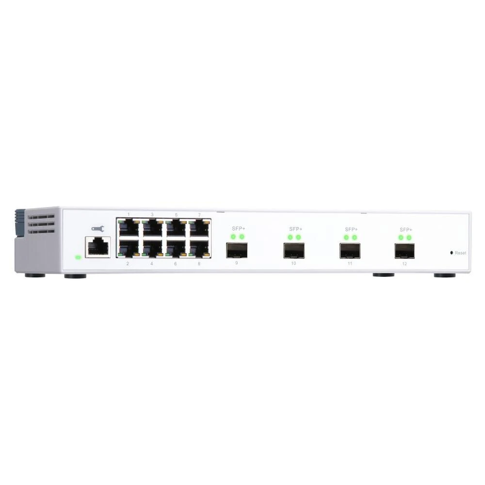 Šakotuvas Qnap Systems QNAP QSW-M408S 8 prievadas 1 Gbps 4 prievadas 10 GbE SFP+ žiniatinklio valdomas jungiklis