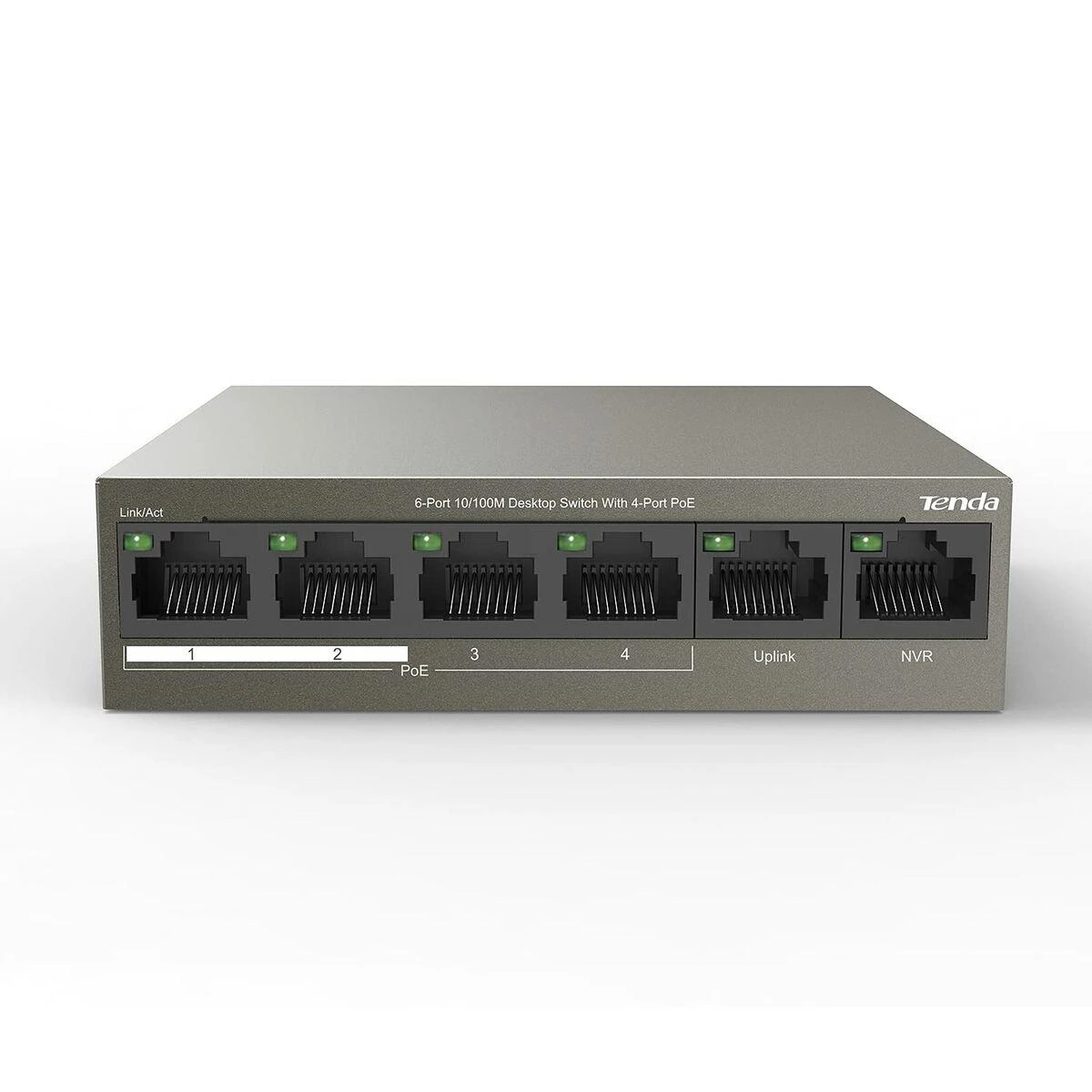 Šakotuvas Tenda TEF1106P-4-63W PoE adapter