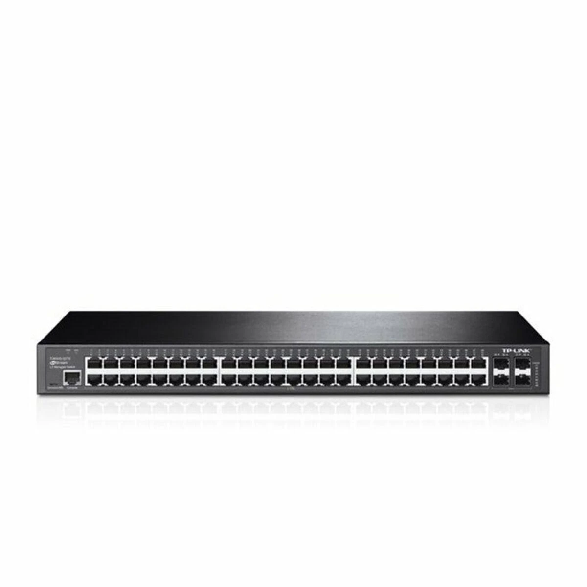 Šakotuvas TP-LINK | Jungiklis | T2600G-52TS | Tvarkoma L2 | Montuojamas ant stovo | Gigabit Ethernet (vario) jungtys kiekis 48 | SFP jungtys kiekis 4 | 36 mėn.