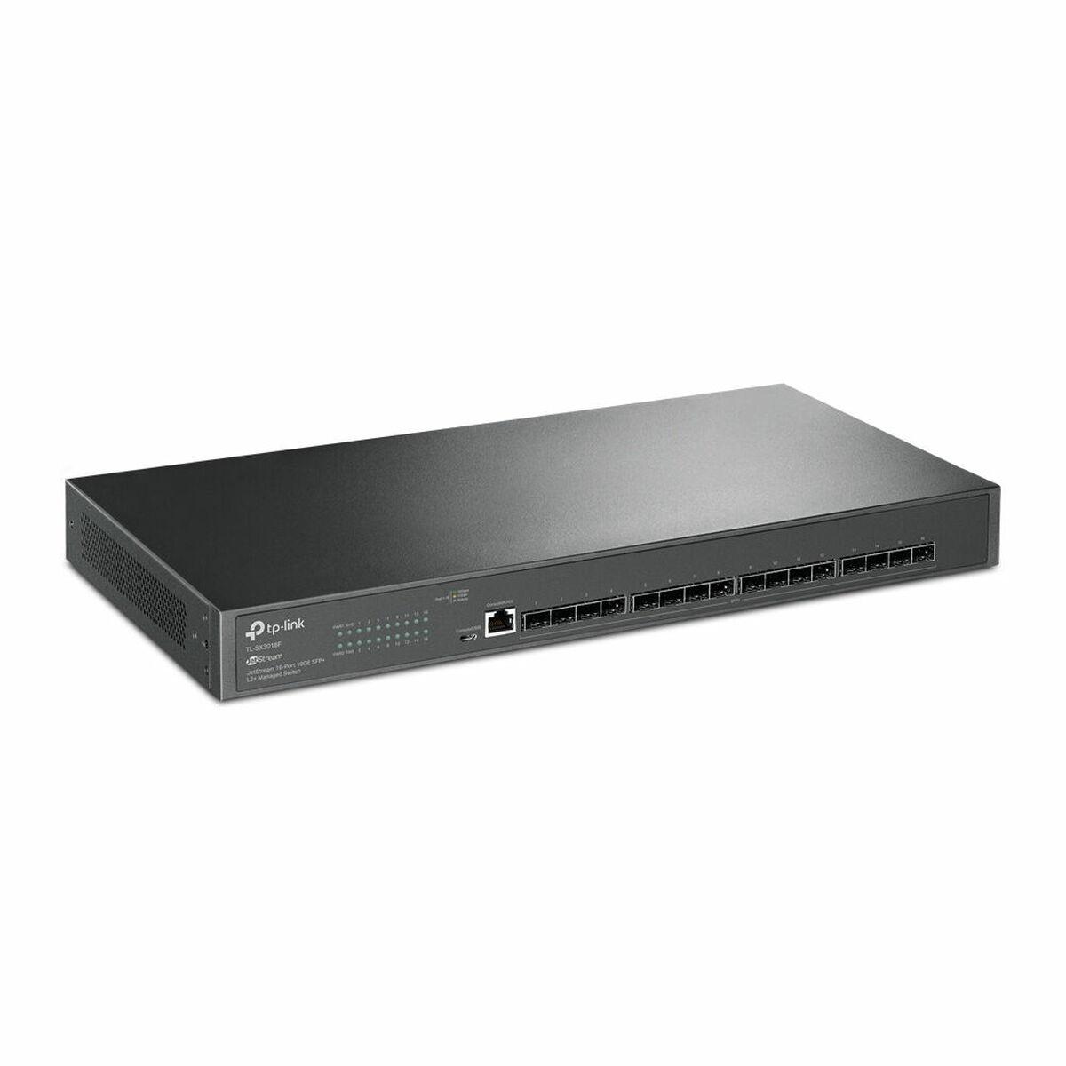 Šakotuvas TP-Link JetStream TL-SX3016F przełącznik sieciowy Zarządzany L2+/L3 Juodas