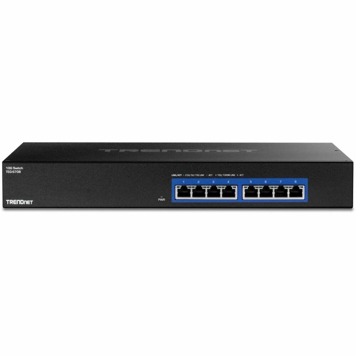 Šakotuvas Trendnet 8-PORT 10G SWITCH - PORTS/ 160 GBPS SWITCHING CAPACI