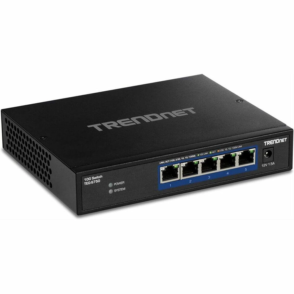Šakotuvas Trendnet 5 prievadų 10G komutatorius (TEG-S750)