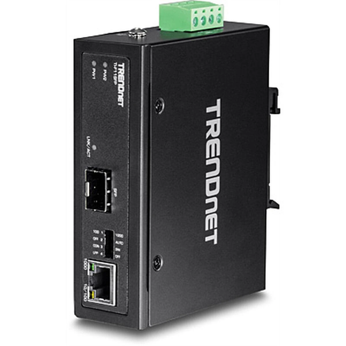 Carruzzo Trendnet TI-F11SFP tinklo medijos keitiklis 1000 Mbit/ai Juoda