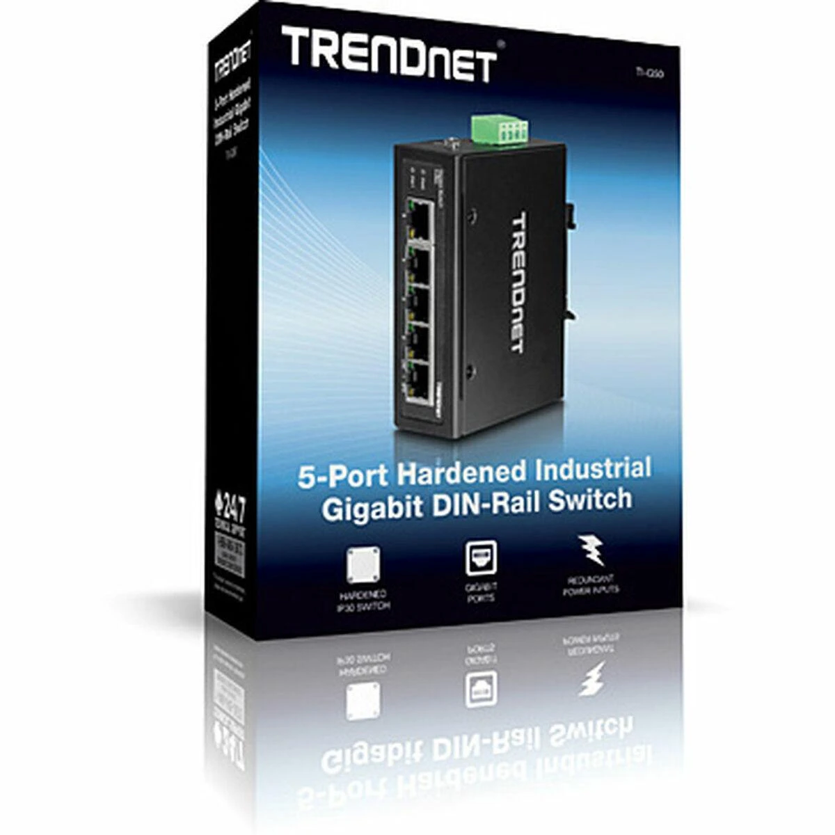 Šakotuvas Carruzzo Trendnet TI-G50 tinklo komutatorius Ne-valdomas Gigabit Ethernet (10/100/1000)