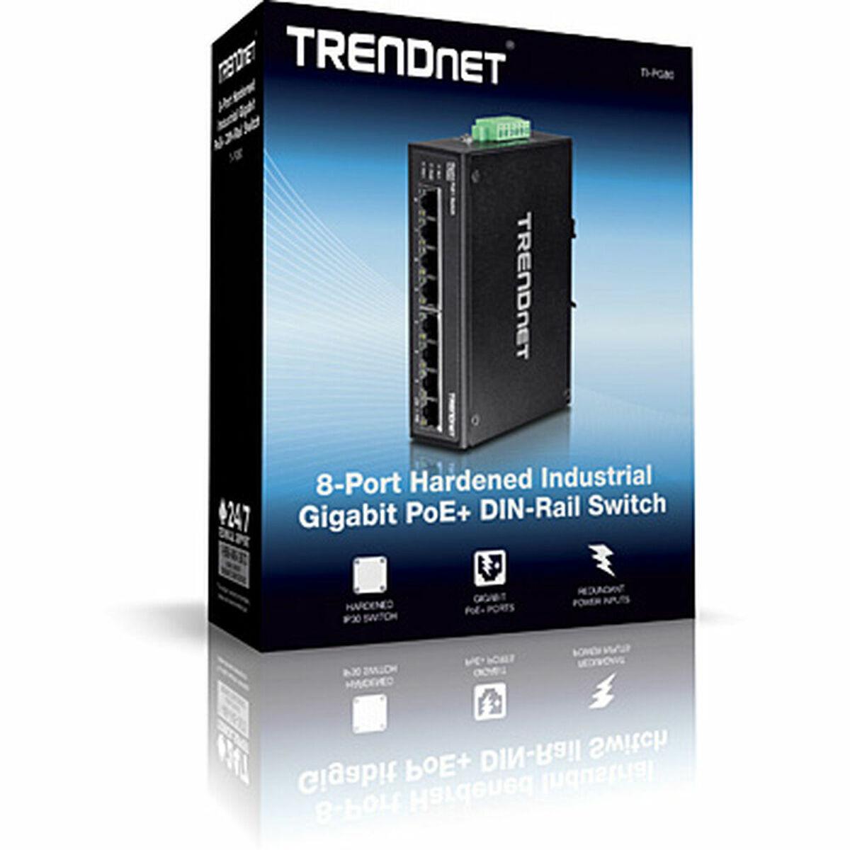 Šakotuvas TRENDnet TI-PG80 8 jungčių pramoninis