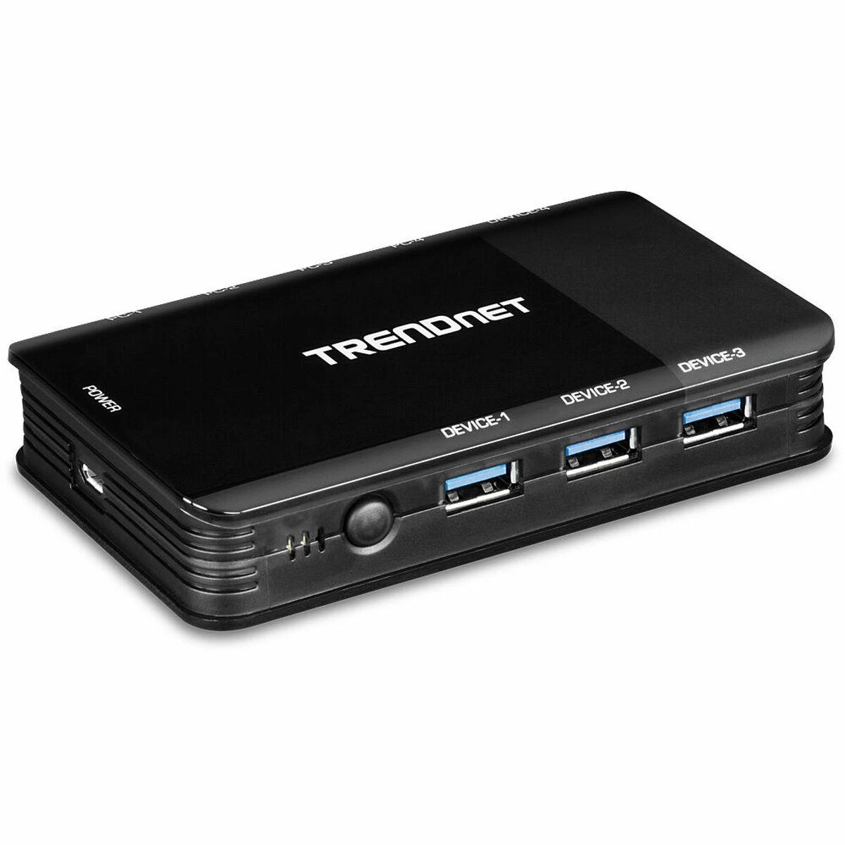 Šakotuvas Komutatorius Trendnet TK-U404 USB Juoda