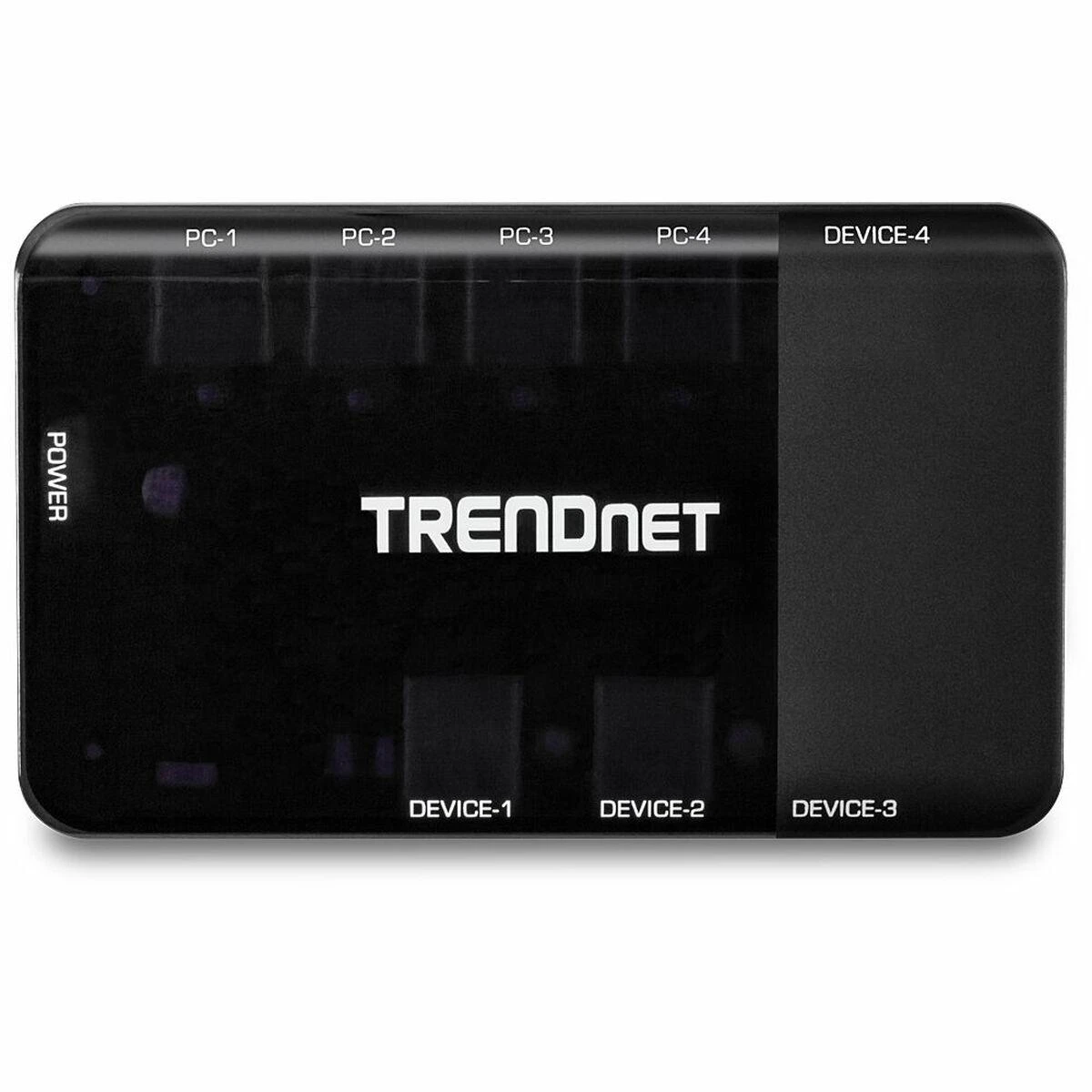Šakotuvas Komutatorius Trendnet TK-U404 USB Juoda