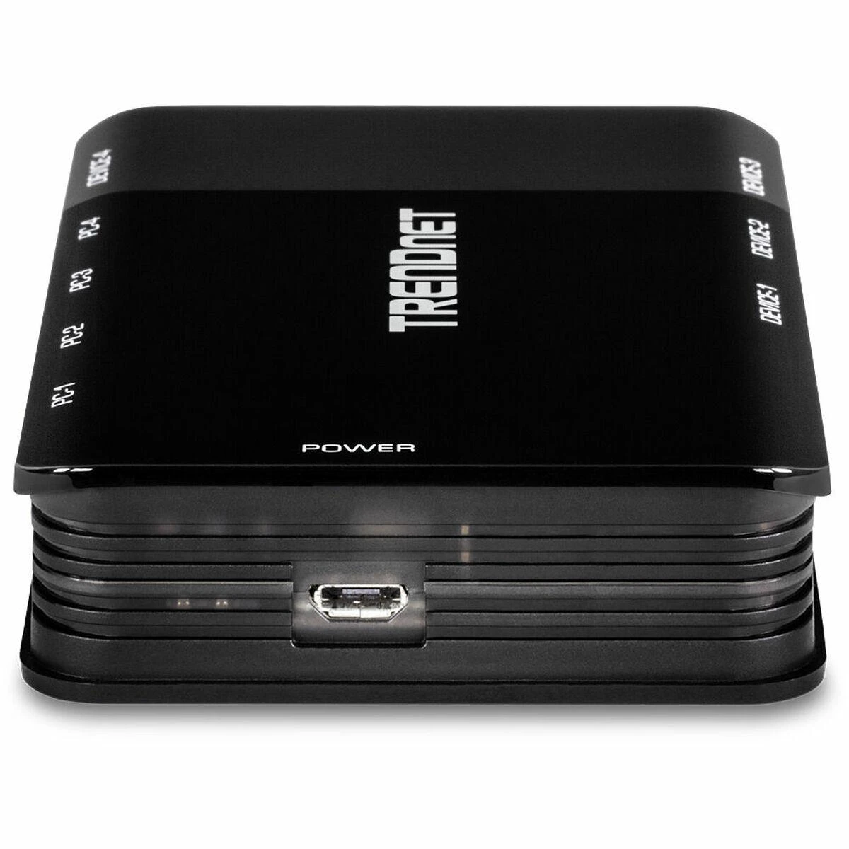 Šakotuvas Komutatorius Trendnet TK-U404 USB Juoda