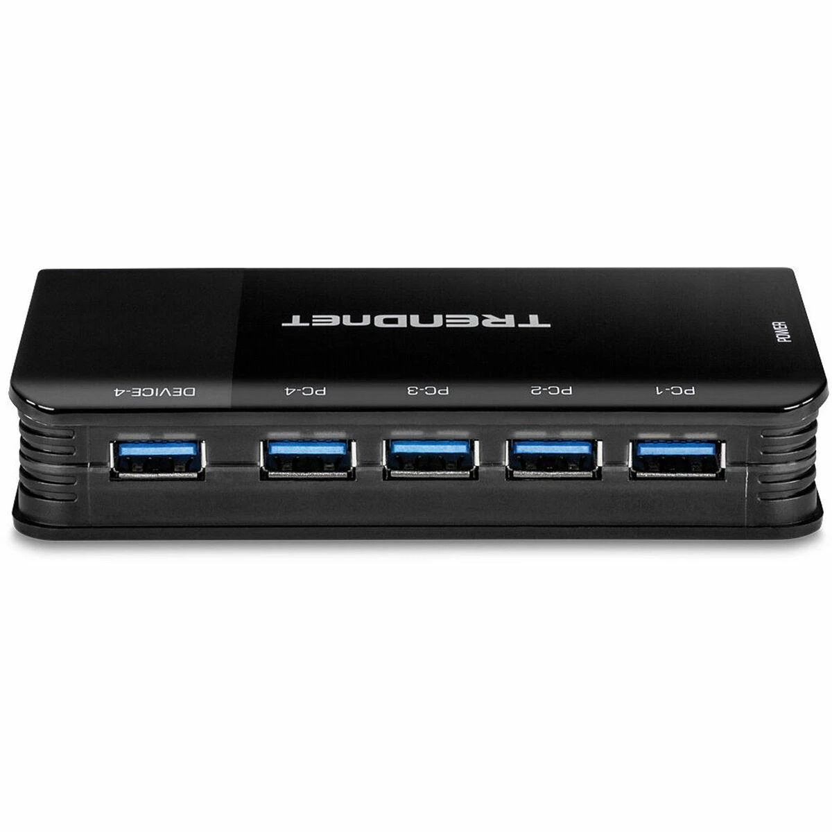 Šakotuvas Komutatorius Trendnet TK-U404 USB Juoda
