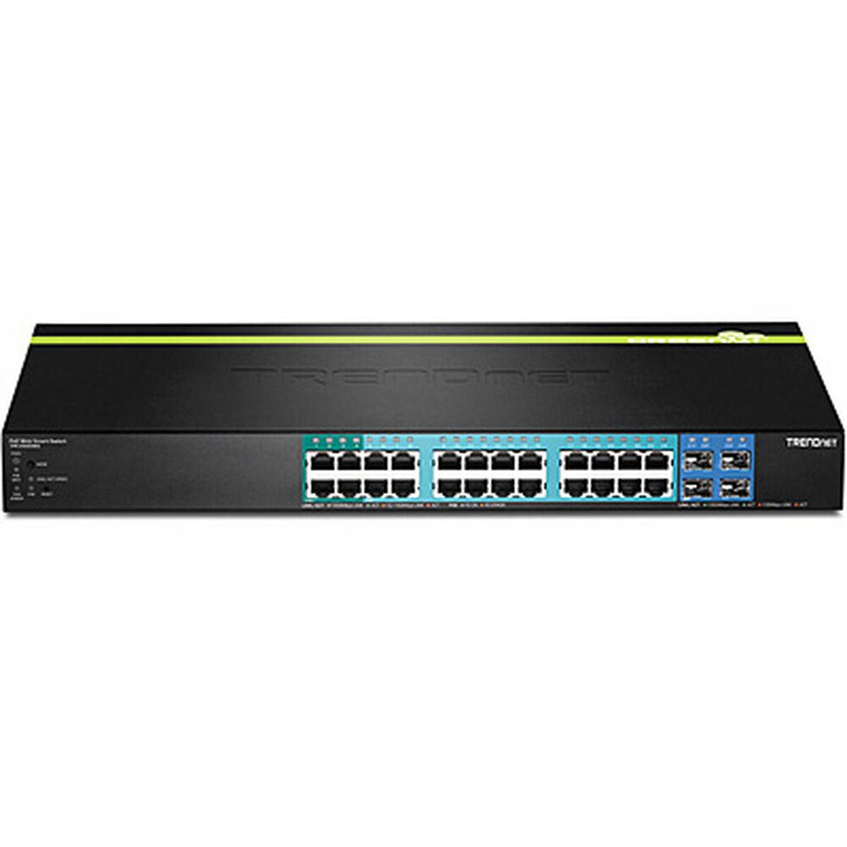 Šakotuvas TRENDnet TPE-2840WS - Tvarkomas - Gigabit Ethernet (10/100/1000) - Visas dvipusis maitinimas per Ethernet (PoE) - Tvirtinimas ant stovo - 1U