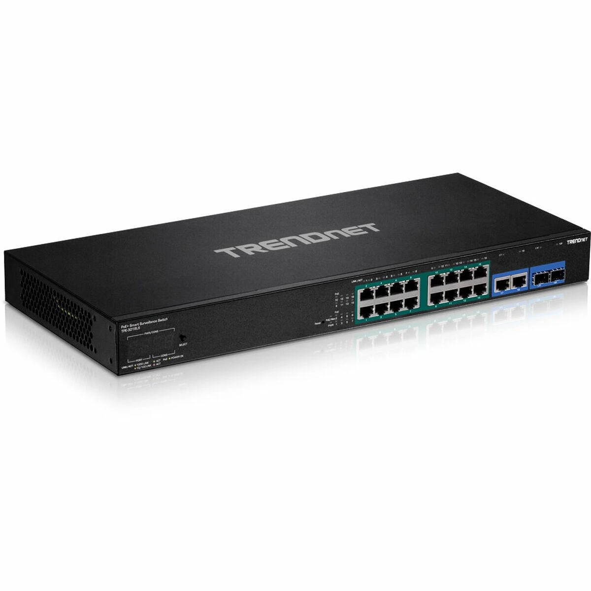 Maršrutizatorius Jungiklis TRENDnet TRENDnet 18- Port Gigabit PoE + Smart stebėjimo perjungiklis