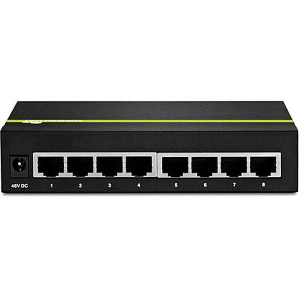 Šakotuvas TRENDnet Switch 8 Port Gbit PoE+ 61W Metall