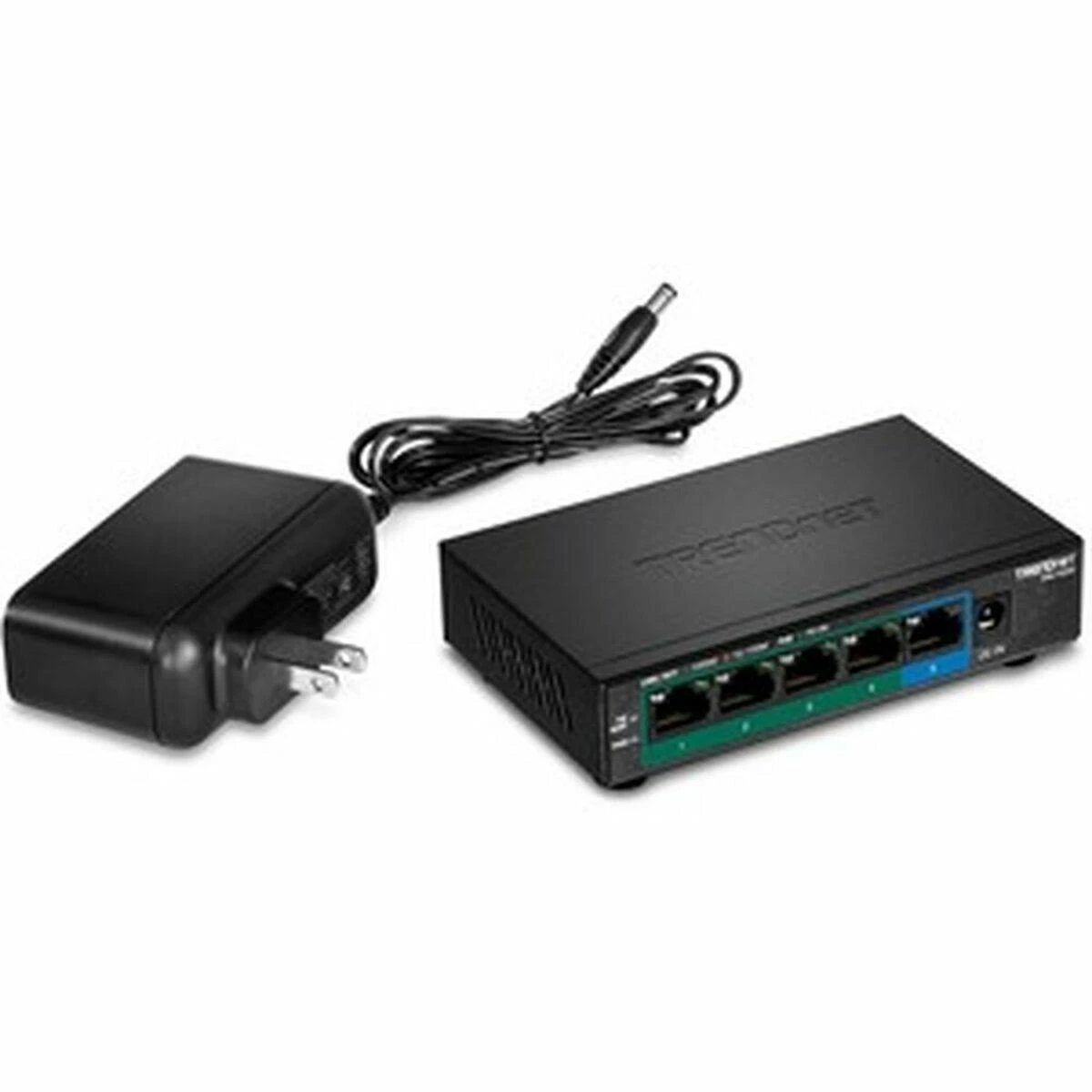 Šakotuvas TRENDnet Switch 5 Port Gbit PoE+ 32W Metall