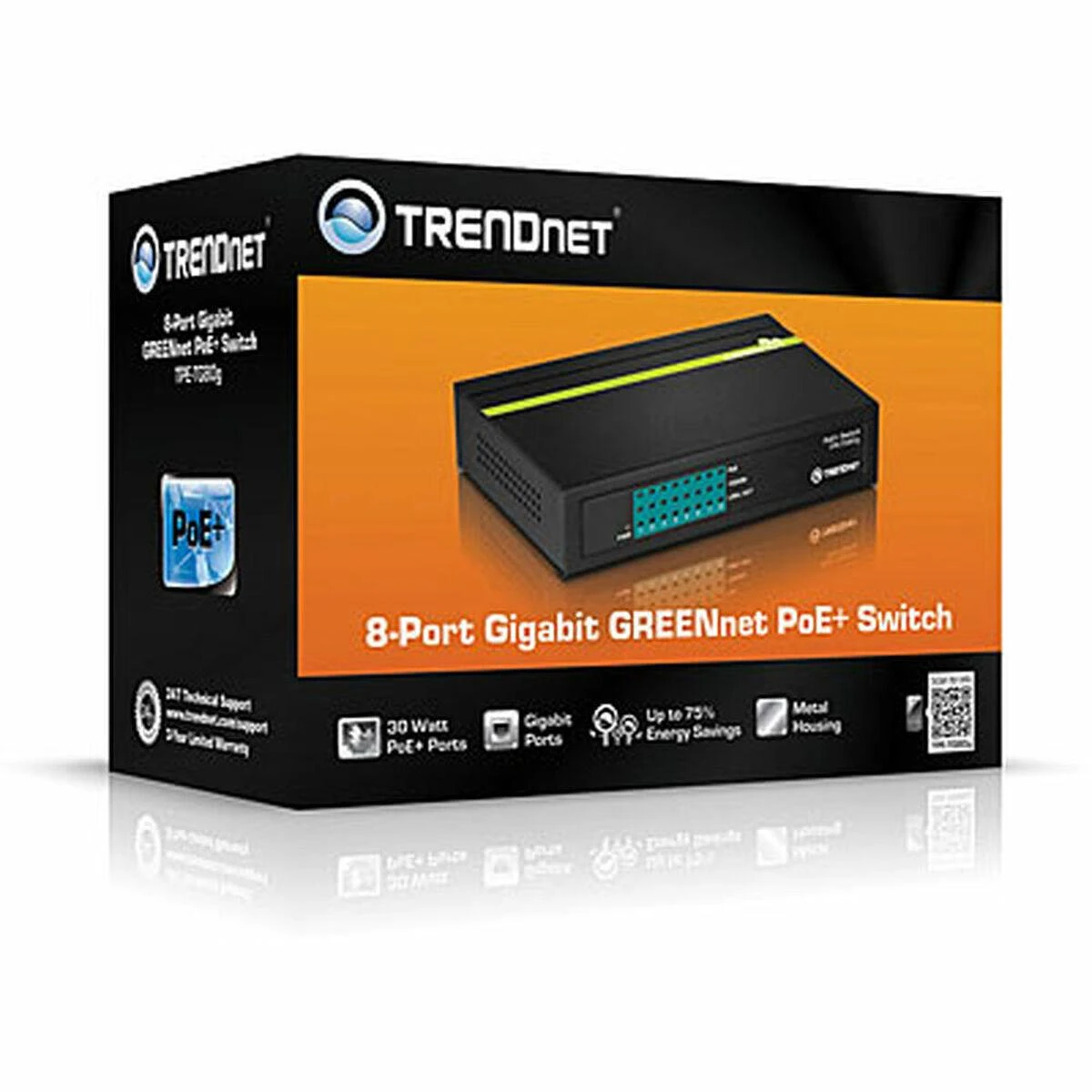Šakotuvas Jungiklis TRENDnet TPE-TG80G