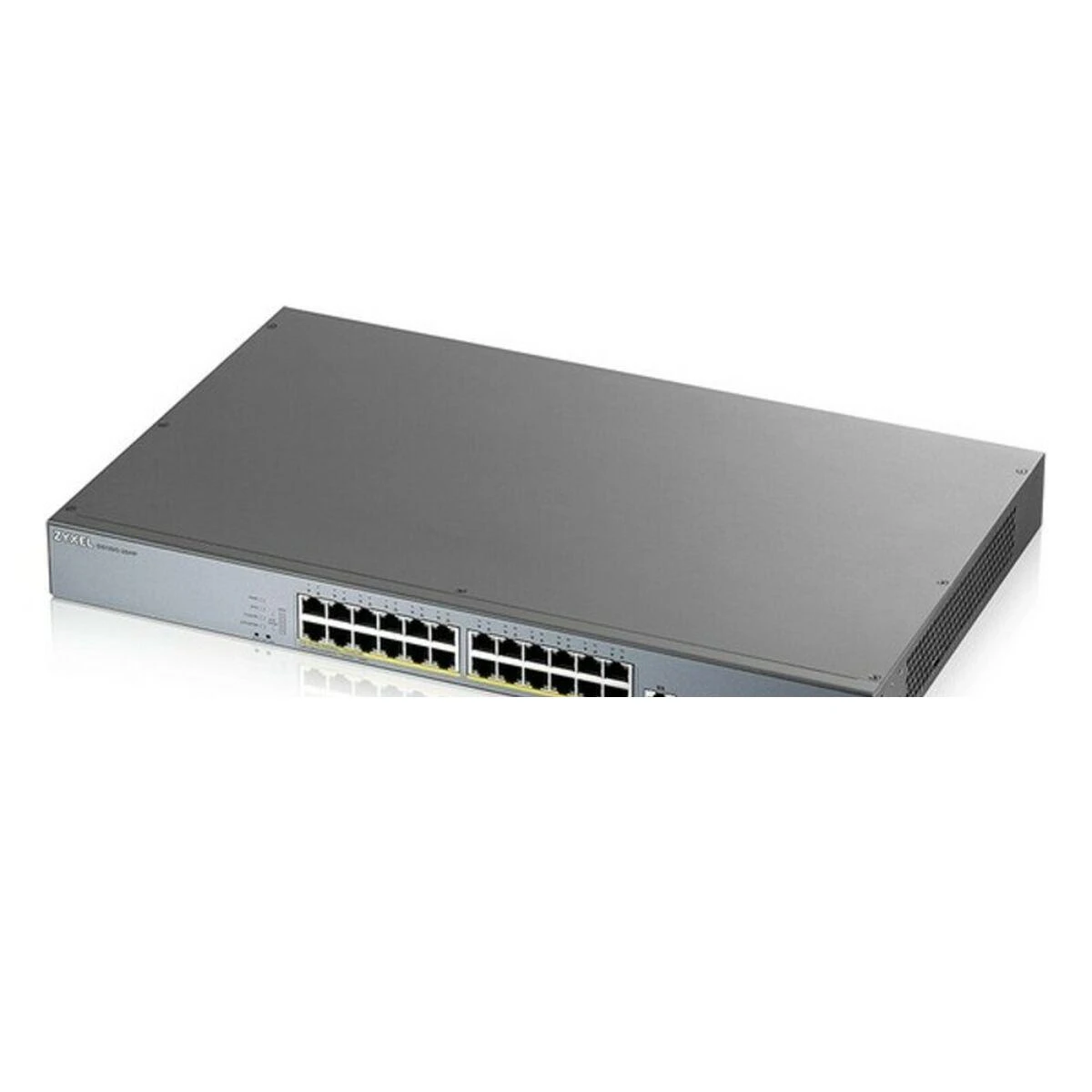 Šakotuvas ZYXEL GS1350-26HP, 26 prievadų valdomas CCTV POE komutatorius, didelio nuotolio, 375 W (1 metų NCC PRO paketo licencija) (5 metų garantija)