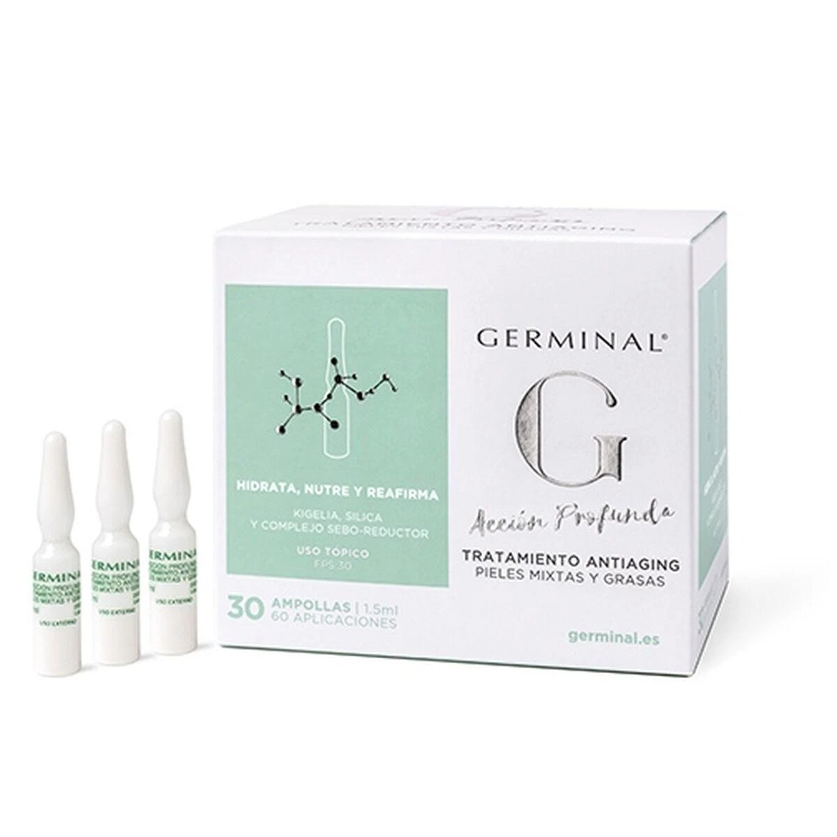 Germinal Deep Action Anti-Aging Mišrus odos ir riebalų mišinys 30 vnt
