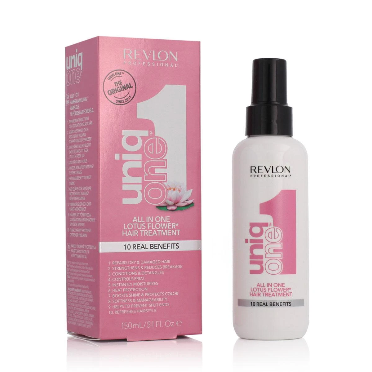 "Revlon Uniq One All In One Lotus Flower" plaukų priežiūros purškiklis 150ml