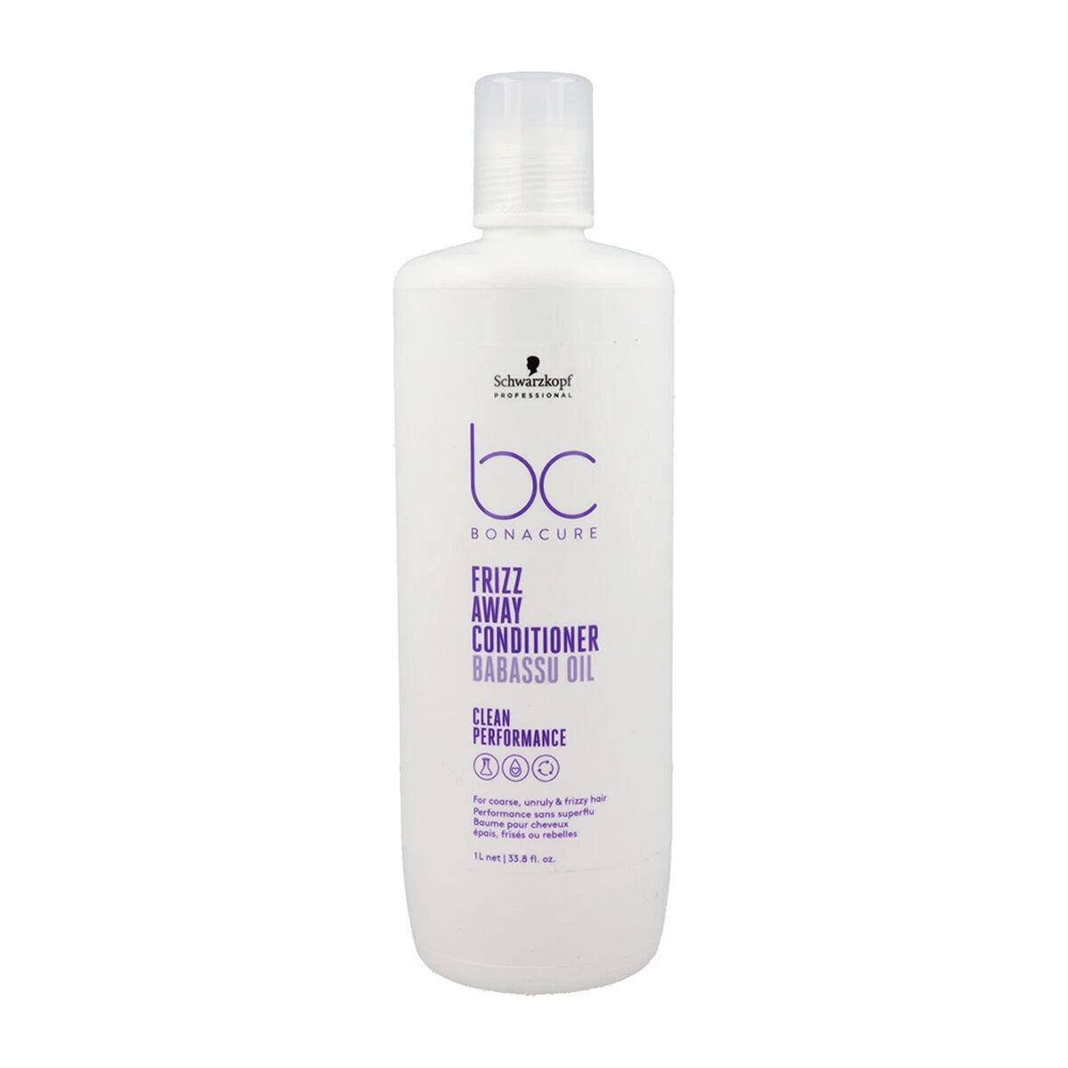 Plaukų kondicionierius Schwarzkopf Professional Bonacure Frizz Away kondicionierius su Babassu aliejumi 1000ml