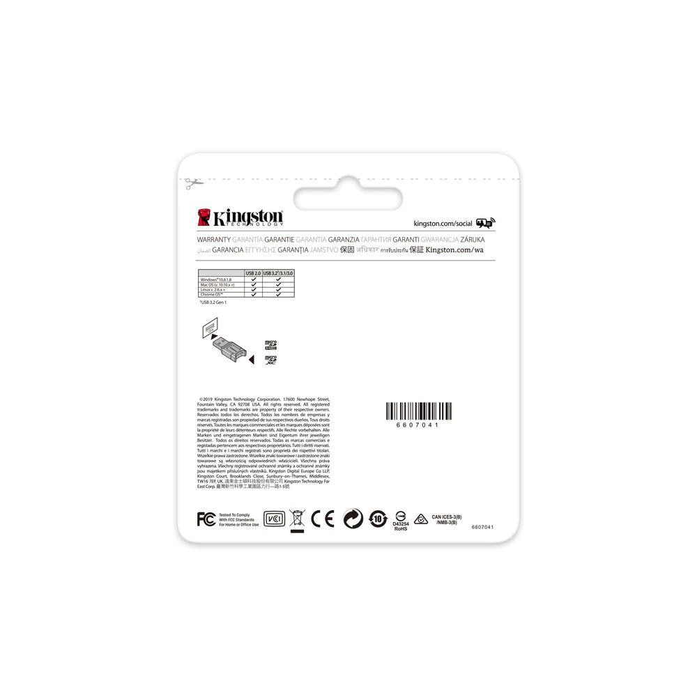 KINGSTON MobileLite Plus USB 3.1 Micro SDHC/SDXC UHS-II kortelių skaitytuvas