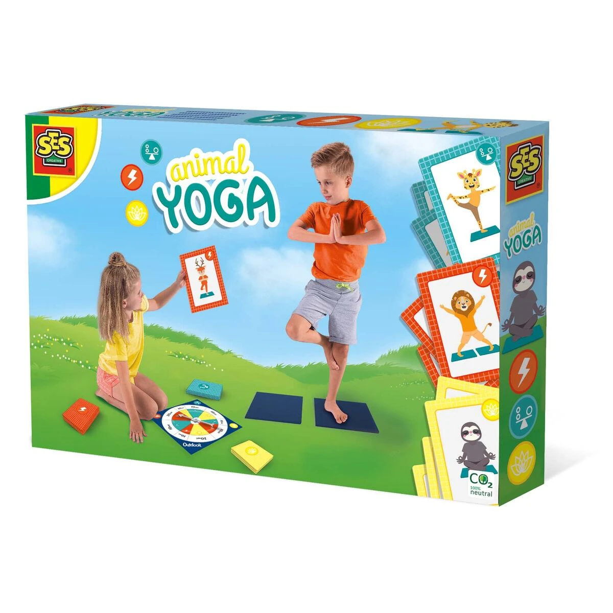 Ses_Creative Lauko žaidimas SES Creative Animal Yoga, 02288