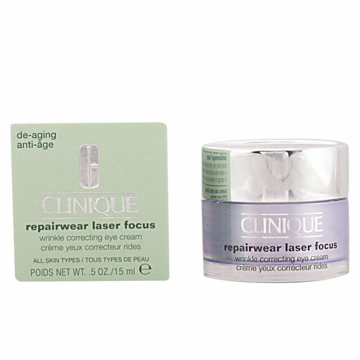 Clinique Repairwear lazerinis Focus Wrinkle Correcting Paakių kremas, 15 ml