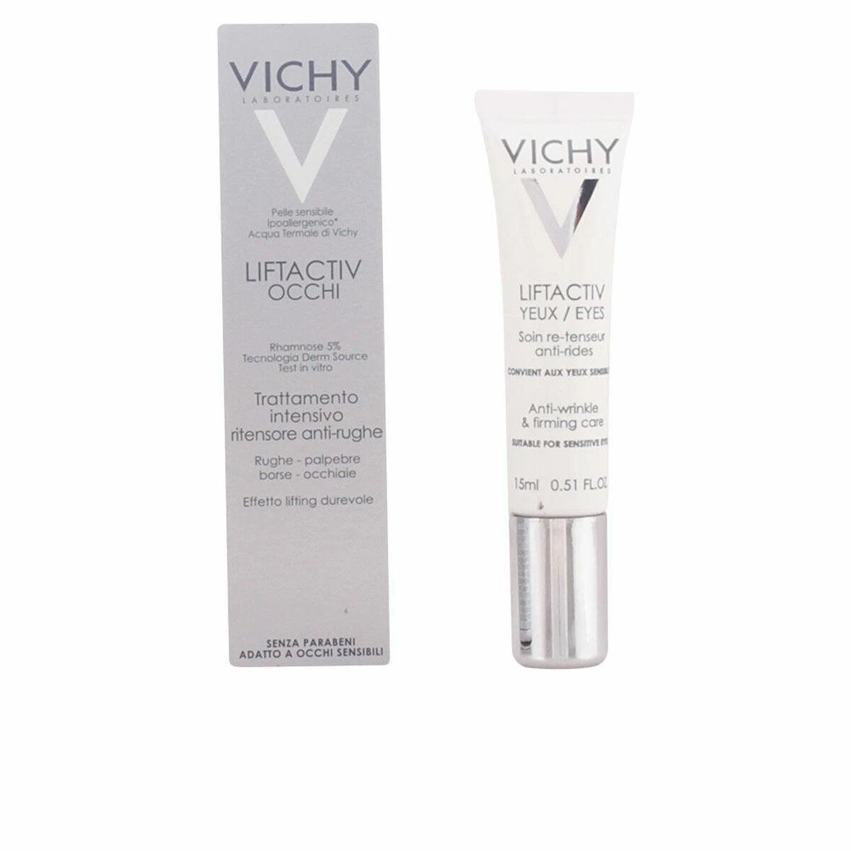 Vichy Liftactiv Supreme Paakių kremas stangrinamasis paakių kremas nuo raukšlių, 15 ml