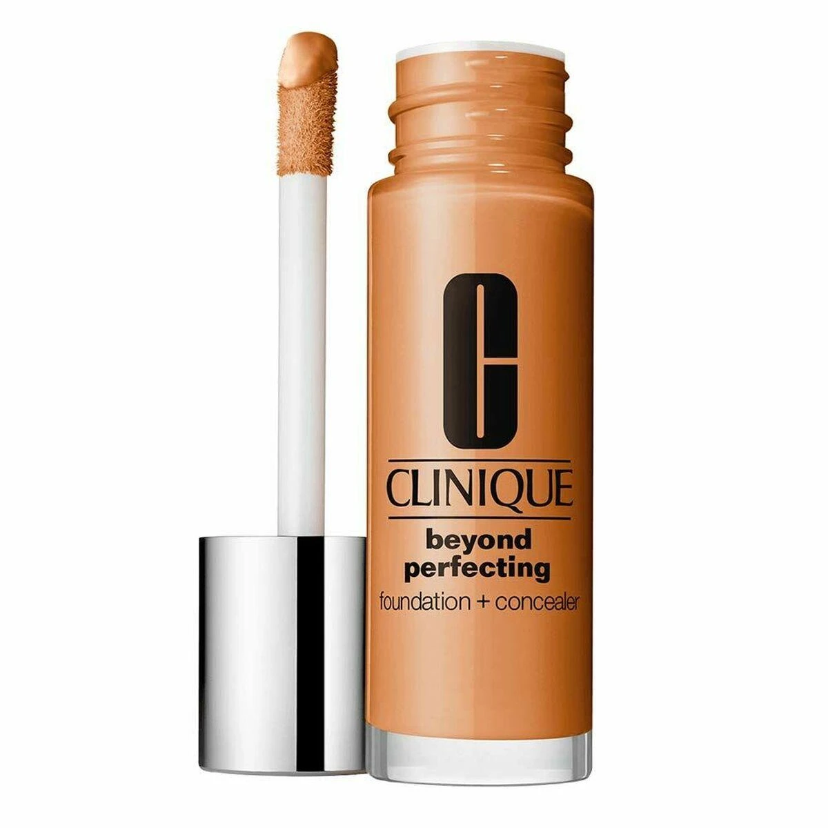 „Clinique Beyond Perfecting Foundation“ makiažo pagrindas + kaukė #23 Ginger, 30 ml