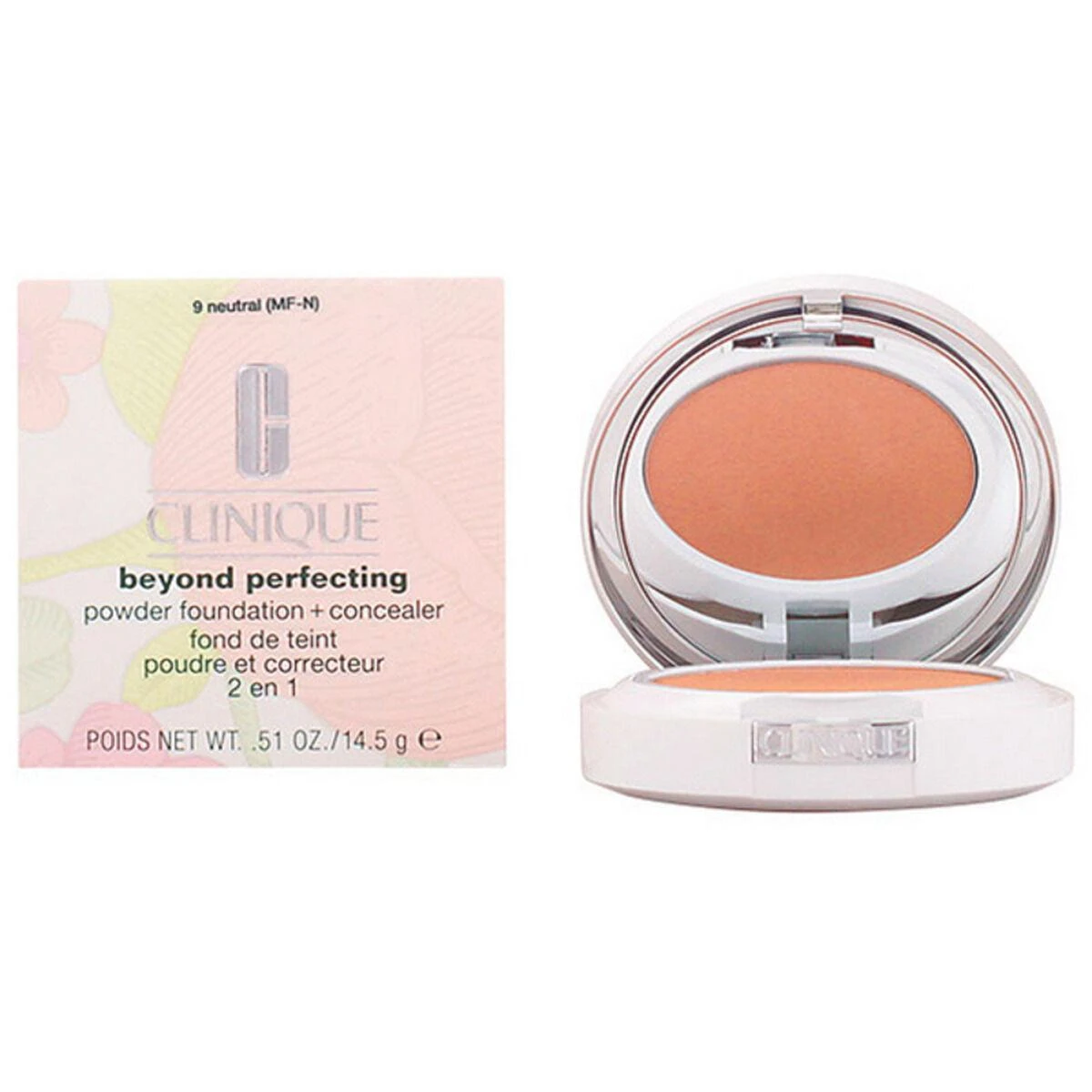 Clinique Beyond Perfecting Powder Foundation + Maskuoklis, 14,5 g