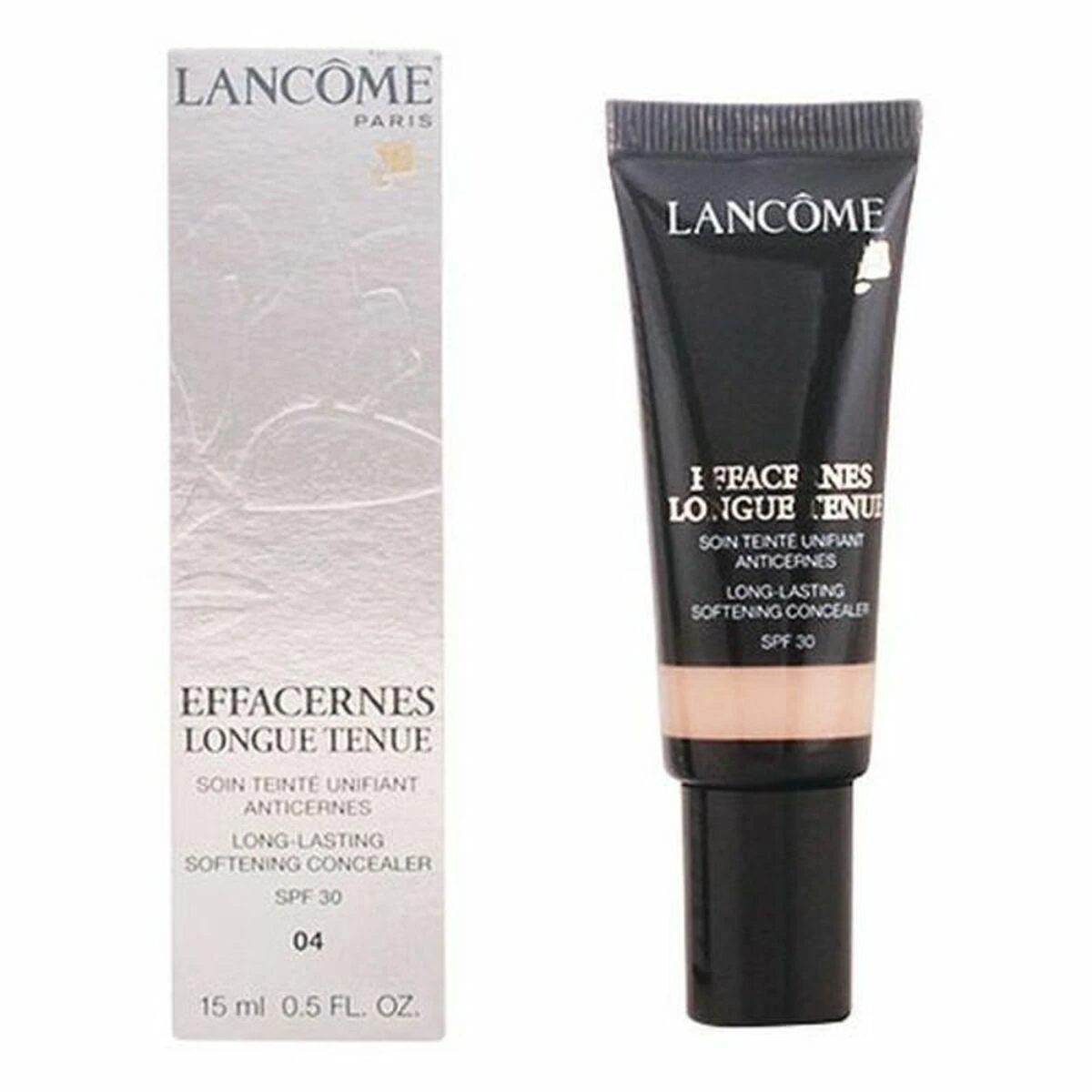 Lancome Effacernes Longue Tenue Softening Maskuoklis SPF30 #04 rusvai gelsvas Rose, 15 ml